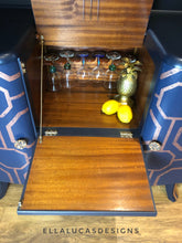 Load image into Gallery viewer, Sold but can do another - geometric cocktail cabinet