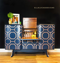 Load image into Gallery viewer, Sold but can do another - geometric cocktail cabinet