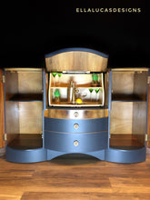 Load image into Gallery viewer, Sold - contact me for commissions Art Deco cocktail cabinet sideboard / mid century sideboard
