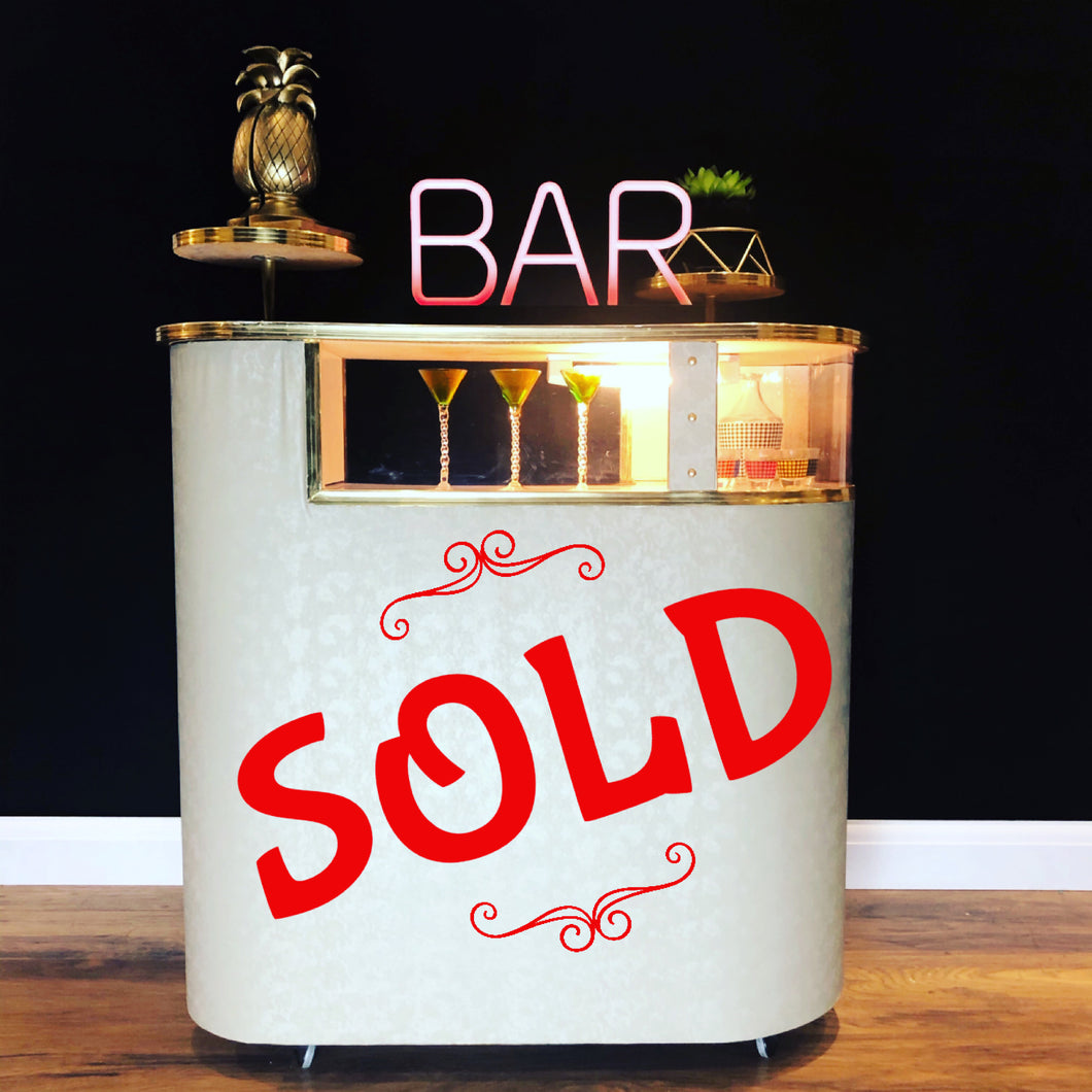 Sold but have another similar - Retro cocktail bar cabinet