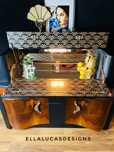 Sold sold Art Deco cocktail cabinet