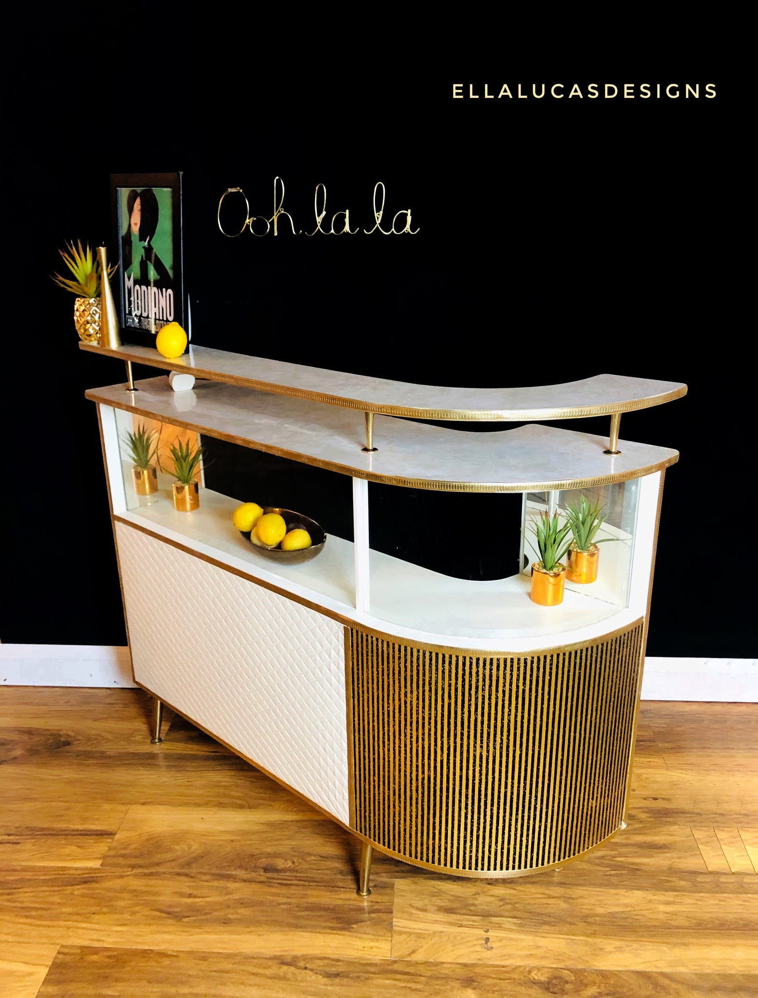 Retro Ruffle Bar Sold sold Retro cocktail bar / retro drinks bar – ellalucasdesigns