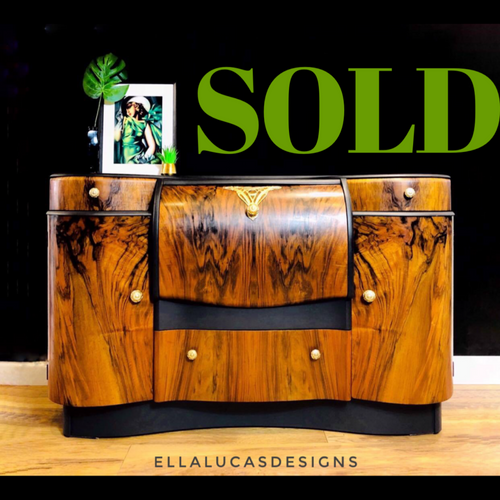 Sold sold sold Art Deco cocktail cabinet